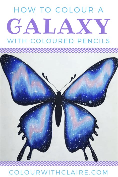 Galaxy Drawing Color Pencil at PaintingValley.com | Explore collection of Galaxy Drawing Color ...