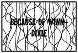 BECAUSE OF WINN DIXIE Grade 3 Literature Coloring Pages By Anisha Sharma sketch template