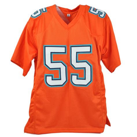 MIAMI DOLPHINS ORANGE Jerome Baker Jersey Replica X-Large Signed JSA ...