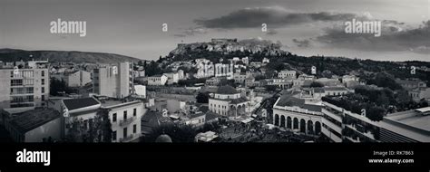 Athens skyline rooftop view panorama, Greece Stock Photo - Alamy