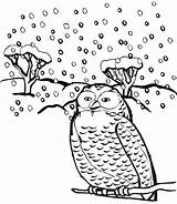 Animals In Winter Coloring Page  Printable Templates Protal sketch template