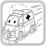 ambulance Coloring Pages Preschool  Kindergarten First Grade Made sketch template