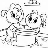 Potty Training Fun Coloring Page 18420 14535 sketch template