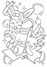 Sylveon Coloring Pages sketch template