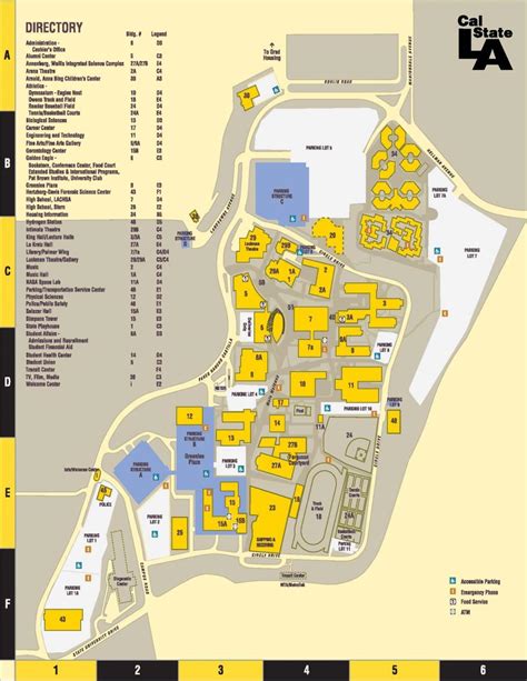 CsuLA map - Map of csuLA (California - USA)