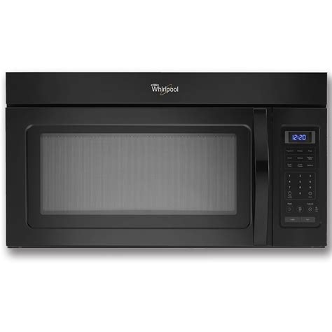 Chadwell Supply. WHIRLPOOL® 1.7 CU FT OVER-THE-RANGE MICROWAVE - BLACK