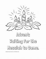 Advent Coloring Pages Sketch Page sketch template