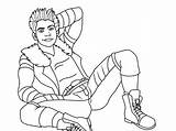 Descendants coloring Pages  ColoringLib sketch template