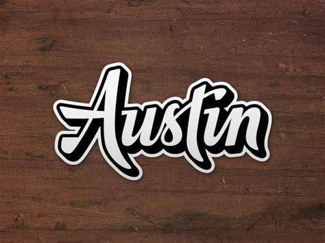 Austin Logo in 2022 | Typography inspiration, Typography letters ...