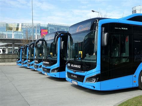 Volánbusz's CNG MAN buses have arrived in Budapest - autopro.hu