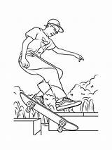 Skateboard coloring Pages sketch template