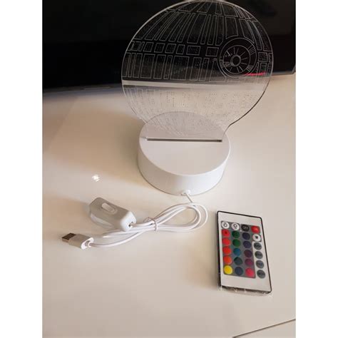 Lampe de chevet 3D LED - RGB - Veilleuse