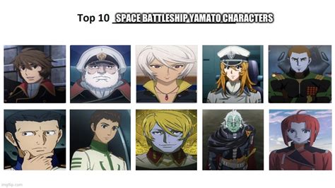 Top 10 Space Battleship Yamato Characters by Crystalias on DeviantArt