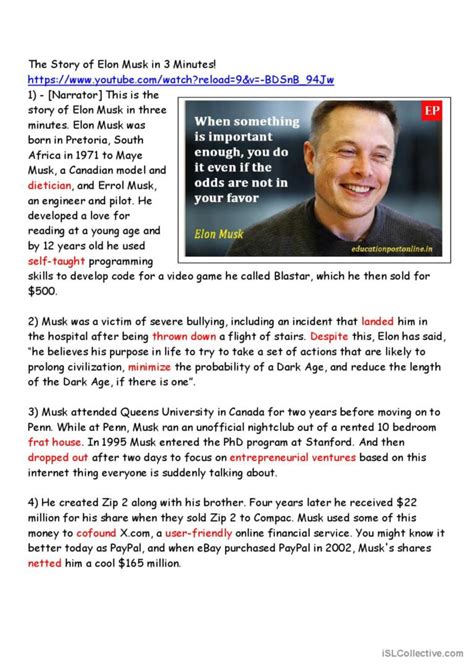 How Elon Musk Started Infographic Biography Adioma El - vrogue.co
