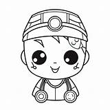 Cute Little Cartoon Doctor Coloring Pages Outline Sketch Drawing Vector  sketch template