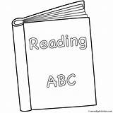 Reading Book  Coloring Page 100th Day Of School sketch template