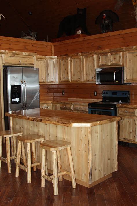 Custom Made Custom Rustic Cedar Kitchen Cabinets | Cedar kitchen cabinets, Modern wood kitchen ...