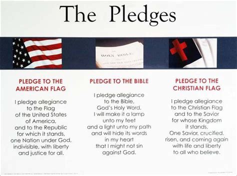 Pin by Katy Hamm on ! Believe- in Him ! | Pledge to the christian flag ...