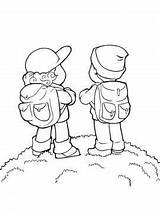 Tourist Coloring Pages sketch template
