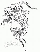 Koi Fish Coloring Pages  Home sketch template