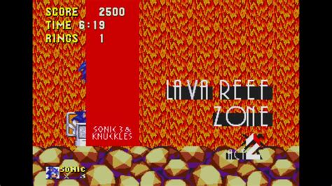 Sonic 3 & Knuckles Emulator: Lava Reef Zone - YouTube