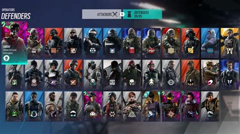 How many operators are in Rainbow Six Siege? All attackers & defenders - Dexerto