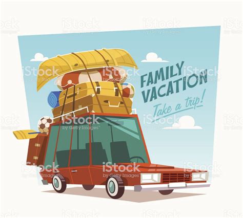 Family vacation. Vector illustration. royalty-free family vacation vector illustration stock ...