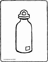 Una botella Reutilizable  Kiddicolor Dibujos De botellas sketch template