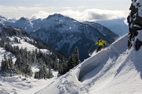 Alpine skiing Mont Olympia Saint Sauveur Quebec Canada