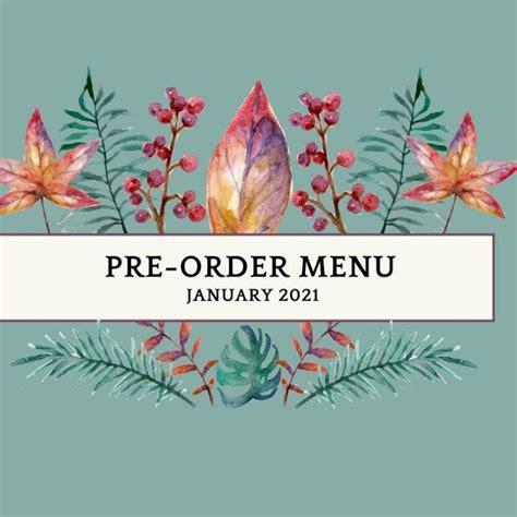 Pre Order menu for delivery and... - The Newport Bakery | Facebook