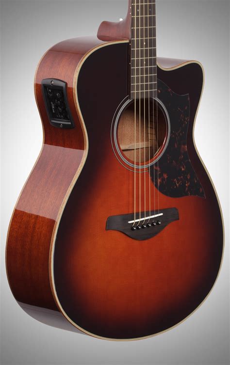 Yamaha AC1M Acoustic-Electric Guitar, Tobacco Brown Sunburst