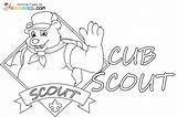 Cub Scout Coloring Pages sketch template
