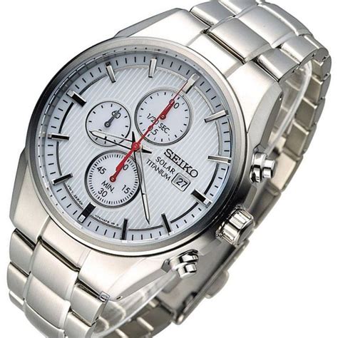 SEIKO TITANIUM SPORT SSC363 WHITE DIAL - Chronospride