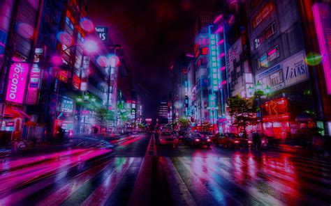 Purple Tokyo Aesthetic Wallpapers - Wallpaper Cave