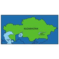 KAZAKHSTAN MAP - What the Logo?