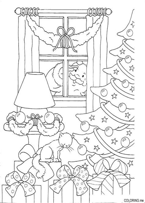 Christmas Village Coloring Pages at GetColorings.com | Free printable colorings pages to print ...