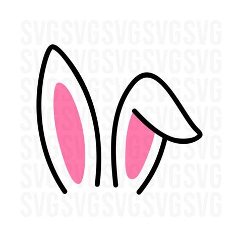 Bunny Ears Svg Cute Bunny Ears Svg Bunny Rabbit Svg Easter - Etsy