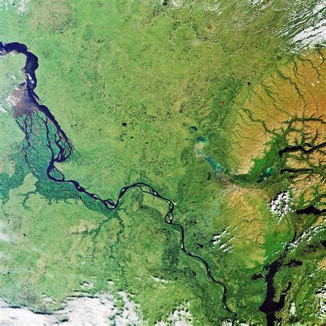 ESA - Yenisei River, Siberia, captured by Envisat