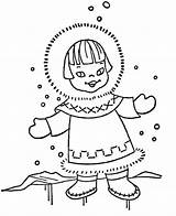 Eskimo Coloring Pages To Print sketch template