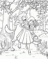 Coloring Pages Little Red Riding Hood sketch template