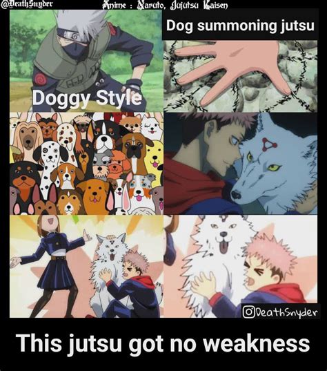 Doggy Style Dog summoning jutsu @DeathSnyder Anime : Naruto, Jujutsu ...