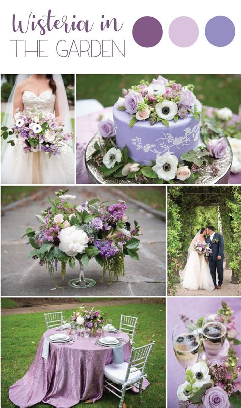 Wisteria Enchanted Garden Wedding Inspiration | Wisteria wedding, Lilac wedding, Lavender ...