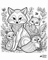 28 Free Fox Coloring Pages – The Color Cove sketch template