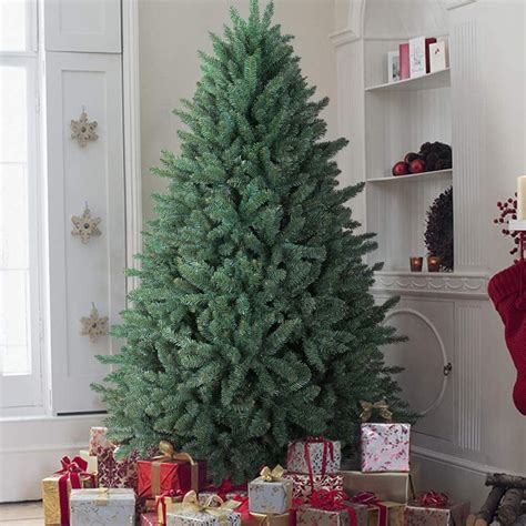 OasisCraft Christmas Tree 6ft Premium Hinged Blue Spruce Artificial Christmas Tree, "Feel Real ...