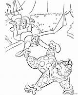circus coloring Pages clown Swing Coloring4free  Coloring4Freecom sketch template