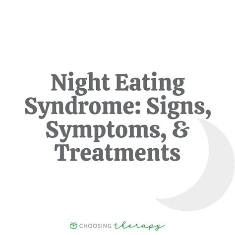 What Is Night Eating Syndrome?