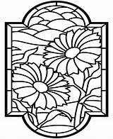 Free & Easy To Print Stained Glass Coloring Pages  Tulamama sketch template