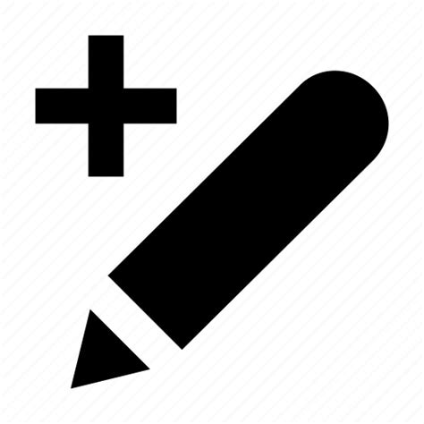 Add sign, add text, edit text, pencil, web icon icon - Download on Iconfinder