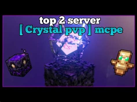 top 2 server crystal pvp mcpe 1.19 - YouTube