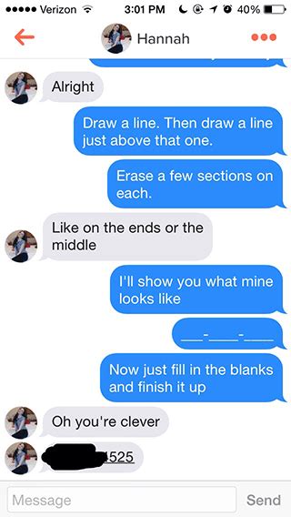 The 10 Best Tinder Pick-Up Lines That Actually Work | Tinder humor, Flirting quotes funny ...